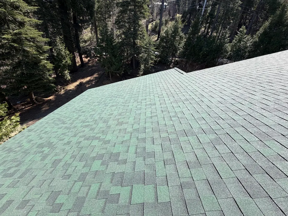 Mountain Cabin Full Reroof – Multi-Dormer Layout – Owens Corning Château Green in Shaver Lake, CA by New View Roofing – Photo 6