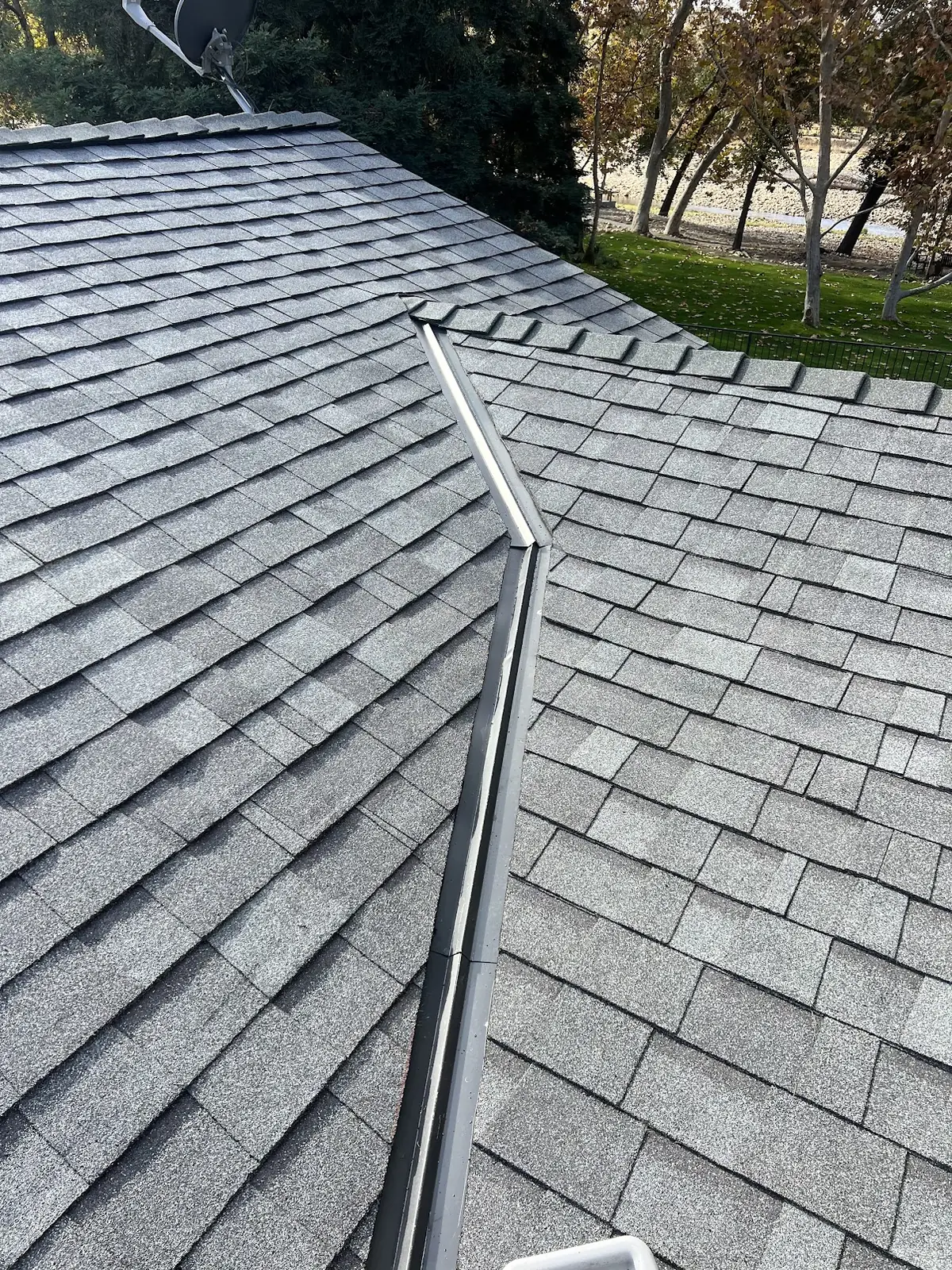 Pool Home Reroof with HVAC Platform Seal – Owens Corning Mountainside in Clovis, CA by New View Roofing – Photo 4