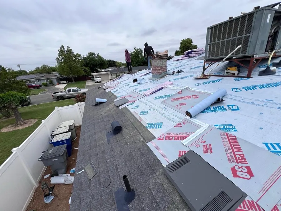 Roof Repair project completed by New View Roofing in Fresno